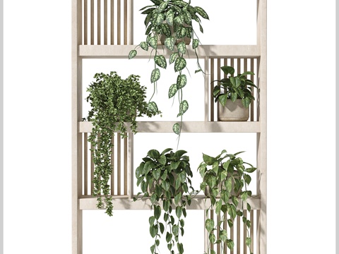 Flower Rack Homestay Flower Rack Outdoor Flower Rack Quiet Style Flower Rack Potted Green Plant Hanging Basket Parthenocissus