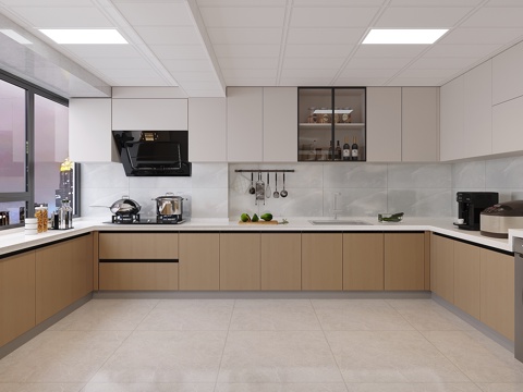 Modern minimalist kitchen