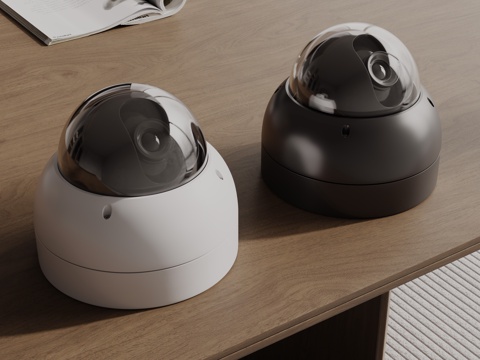 Modern security surveillance camera spherical camera monitor