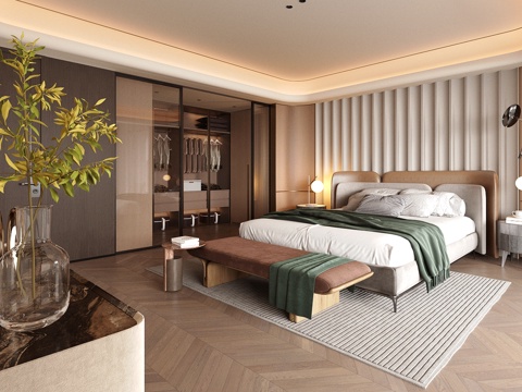 Modern Italian Home Bedroom Italian Affordable Luxury Style Home Bedroom Italian Backrest Double Bed Without Main Lamp