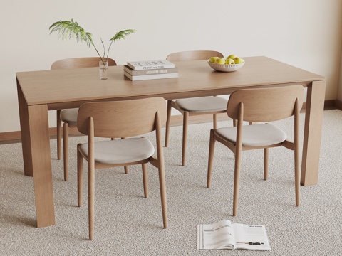 Modern Dining Table and Chair