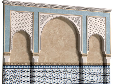 European-style arch arabic just wall decorative wall carved Panel