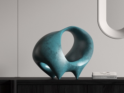 Modern abstract sculpture ornaments