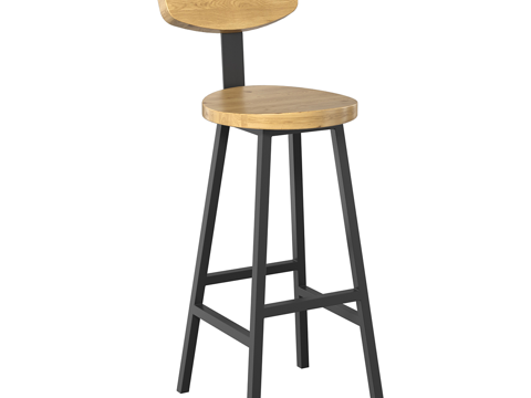 Nordic Simple Bar Chair Bar Chair Stool