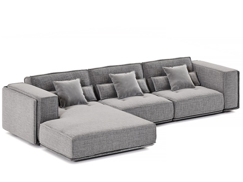 Modern Simple Double Sofa Double Sofa Simple Sofa