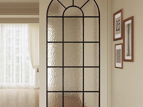 French glass screen