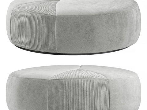 Modern MIRAGE POUF Fabric Sofa Stool