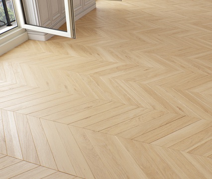 Fish bone wood floor warm color wood floor