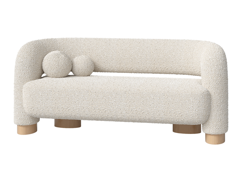 Nordic Simple Double Sofa Double Sofa Simple Sofa Living Room Sofa