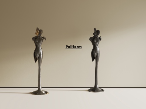 Modern Italian Affordable Luxury Style Sculpture Sculpture Ornaments Metal Sculpture Ornaments