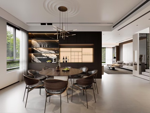 Modern Affordable Luxury Style DiningRoom