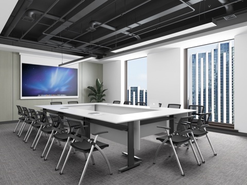 Industrial style negotiation room conference room discussion room study room training room multi-function room