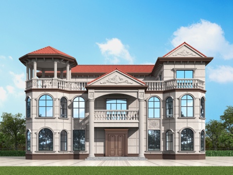 European-style single-family villa