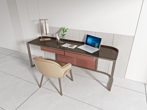 Neo-Chinese Style desk and chair combination