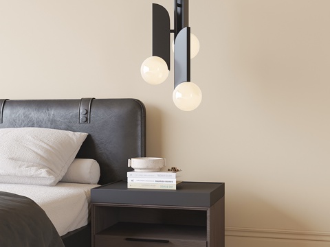 Modern bedside table bedside chandelier