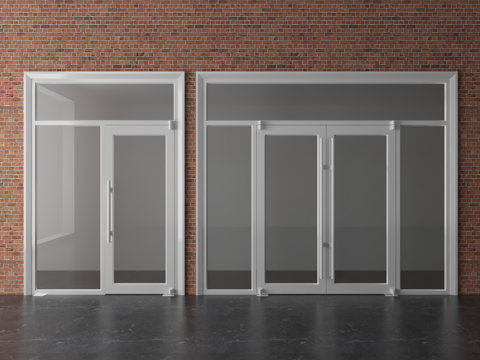 Aluminum alloy door