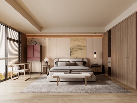 Song-style master bedroom