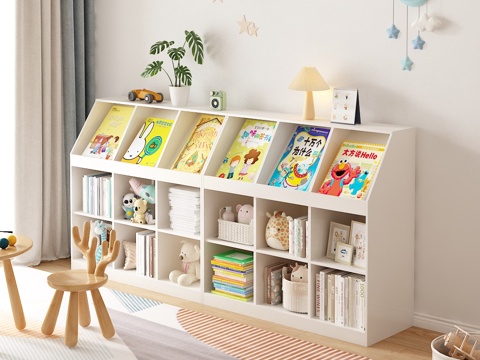 Children's Bookcase Storage Rack