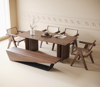 Modern Dining Table and Chair Tea Chair Stool