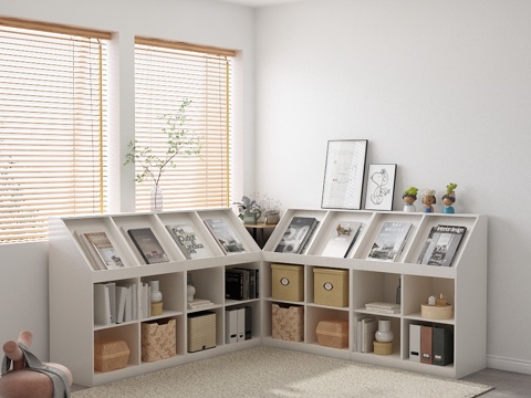 Children's Bookcase Storage Rack