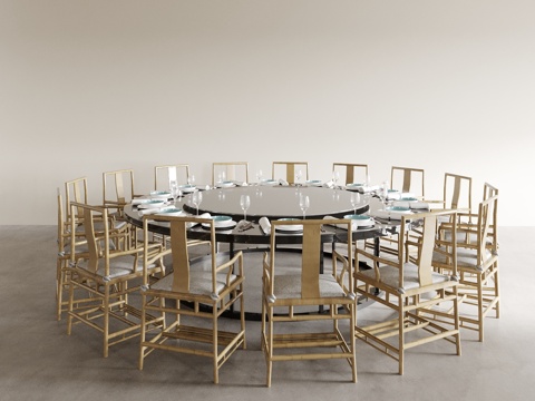 Dining Table and Chair Living&Dining Room Tea Table and Chair Dining Table and Chair Wine Table and Chair Table and Chair Combination Round Wine Table