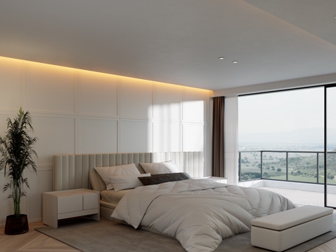 French Minimalist Master Bedroom Master Bedroom Without Master Lamp Gray Style Master Bedroom