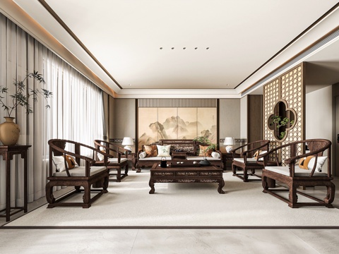 New Chinese Living Room