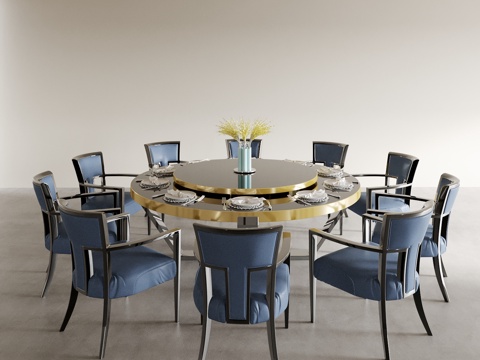 Dining Table and Chair Living&Dining Room Tea Table and Chair Dining Table and Chair Wine Table and Chair Table and Chair Combination Round Wine Table