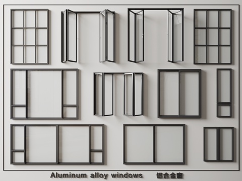 Modern glass casement window sliding window folding window