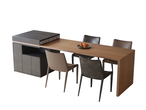 Modern Island Table Dining Table and Chair Dining Chair Chair