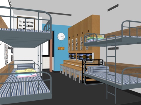 Dormitory Bedroom Bed