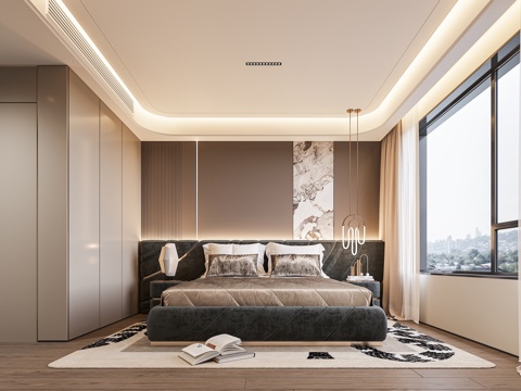 Modern Affordable Luxury Style Bedroom