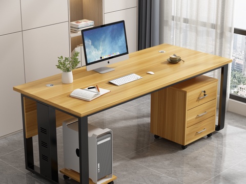 Office Desk Computer Desk Office Activity Cabinet Work Station Office Supplies Boss Table