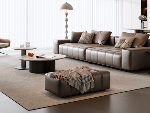 Italian Sofa Coffee Table Combination