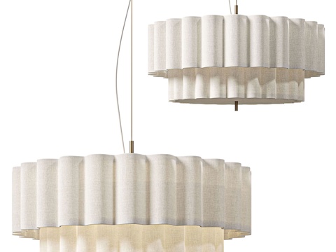 New Chinese Folia Fabric Chandelier