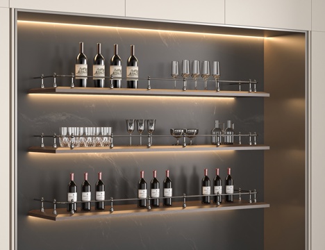 Modern wine rack