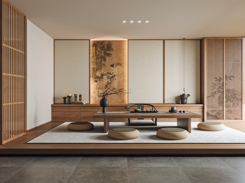 New Chinese Tatami Tea Room