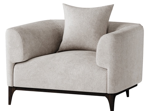 Modern cream Bon armchair