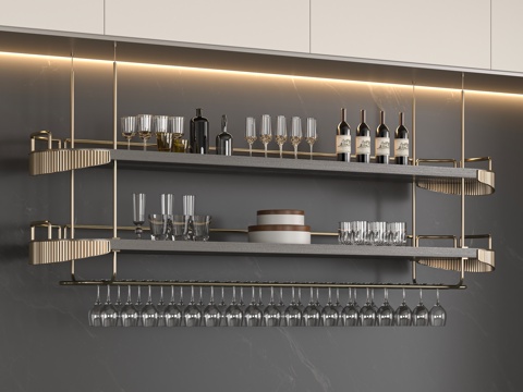 Modern wine rack