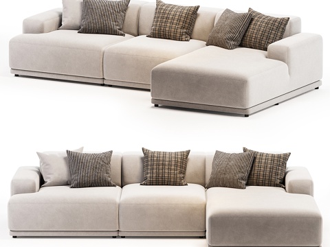 Modern Connect Soft Sectional Sofa