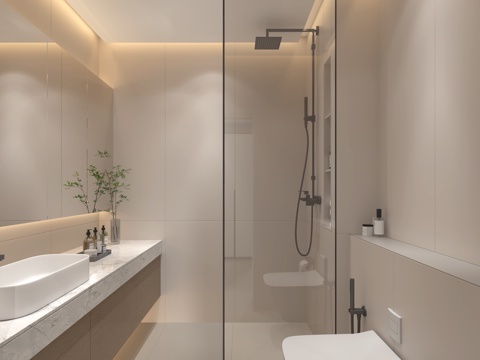 Modern Cream Style Toilet