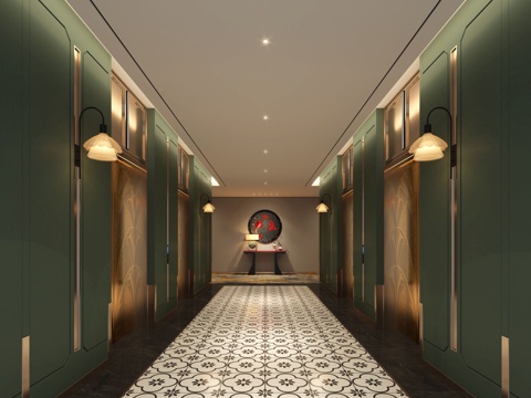 Modern Hotel Elevator Hall Club Elevator Hall Elevator Hall Away Elevator Room