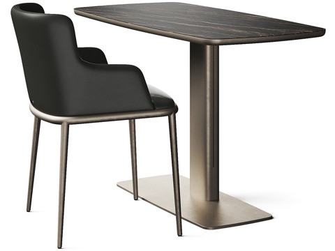 Modern Affordable Luxury Style Leisure Table and Chair Negotiation Table and Chair