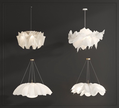 Modern cream art chandelier