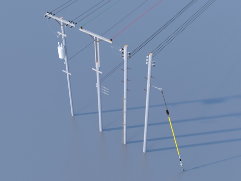 Pole Wire High Voltage Line AC Wire