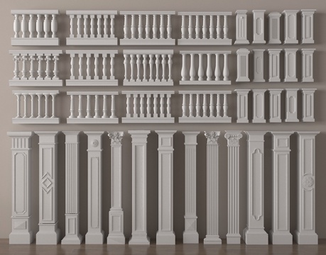 Roman column gypsum column cylindrical square pile Roman column baluster Aquarius column baluster