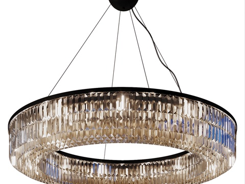 Modern Affordable Luxury Style Round Decorative Chandelier