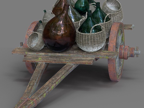 Wooden cart