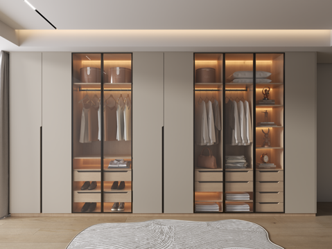 Modern Wardrobe Modern Cloakroom Wardrobe Cloakroom Wardrobe Combination