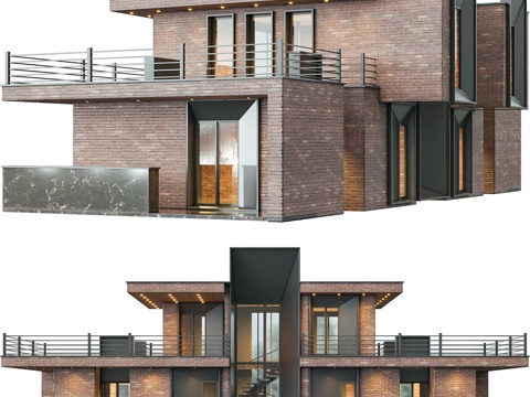 Modern Brick Villa